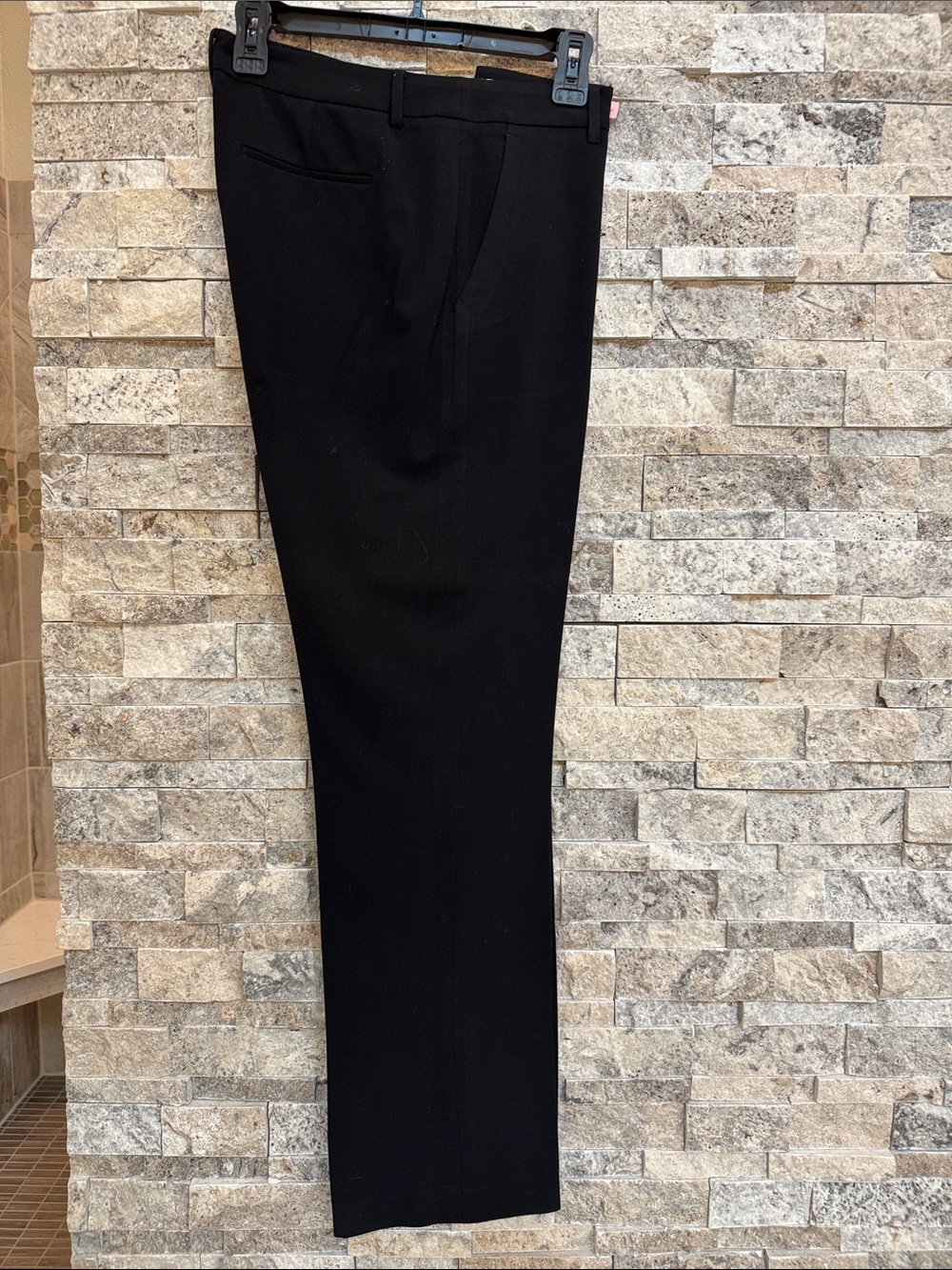 Tahari Black Straight-Leg Dress Pants